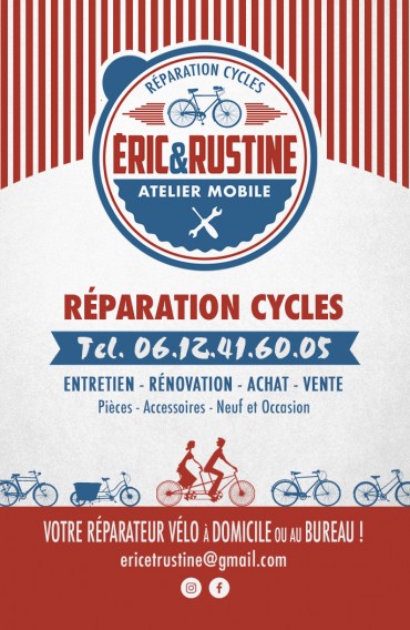 ERIC ET RUSTINE , Réparation de vélo