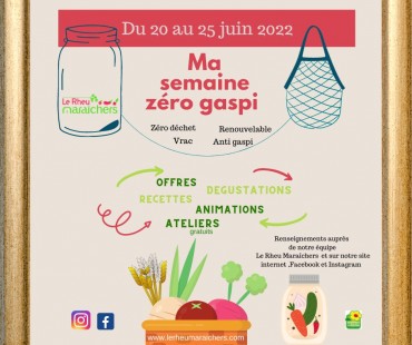 Ma semaine zéro gaspi