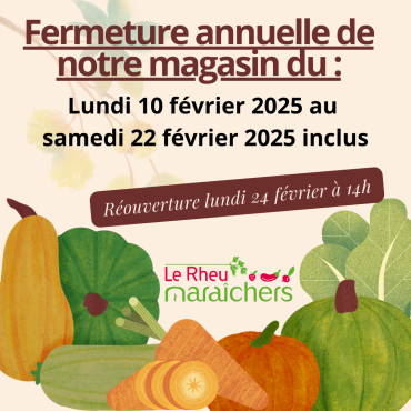 FERMETURE D'HIVER