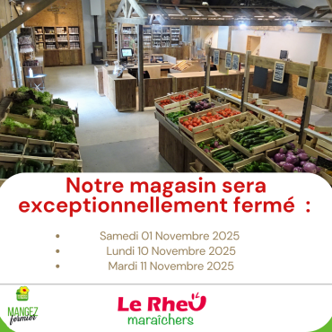 Fermeture exceptionnelle
