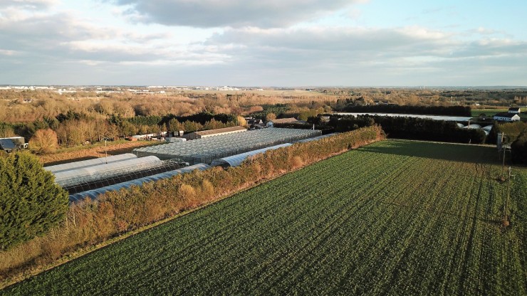 la ferme vue du ciel