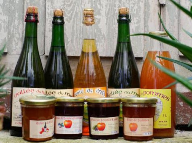 cidre , jus de pomme et gelee